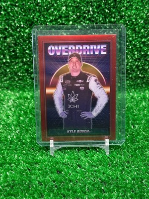 2023 Panini Chronicles #17 Kyle Busch Overdrive Red Prizm Serial #'d 80/99 RT
