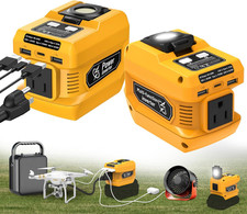 220W Power Inverter Compatible with Dewalt 20V Battery, DC 20V to AC 110V