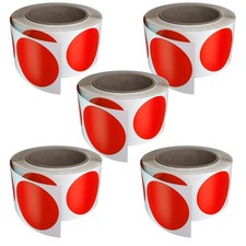 Round Sticker Label Rolls - 5cm 50mm - 3000 Pack