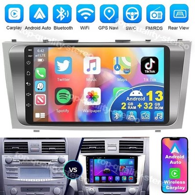 Android 15 For Toyota Camry 2007-2011 Apple Carplay Car Stereo Radio GPS Na WIFI