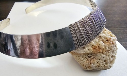 Ilias Lalaounis Sterling Silver 925 Open Choker Greek Antiquity Coil Necklace. - Picture 9 of 11