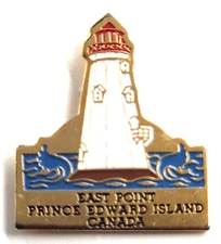East Point Lighthouse Pin Prince Edward Island Canada Souvenir Travel Coastal