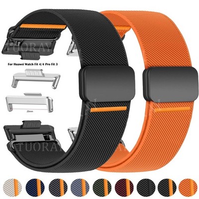 Magnet Nylon Sport Armband Für HUAWEI Watch Fit 3|Fit 4|Fit 5 Pro Uhrenarmband