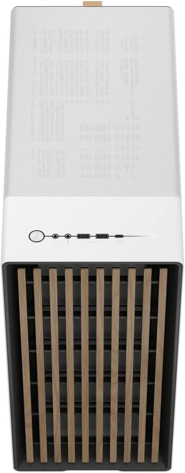 Fractal Design North Case Mid Tower - Chalk White TG Clear - Immagine 4 di 4