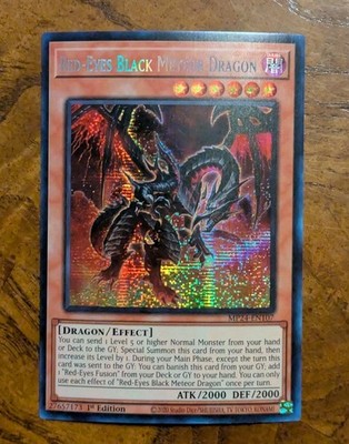 Red Eyes Black Meteor Dragon MP24-EN107 Prismatic Secret Rare 1st Ed NM Yu-Gi-Oh