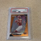 2024 Panini Prizm Jayden Daniels Orange Lazer Prizm Rookie RC #347 PSA 9