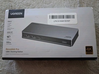 UGREEN USB C Docking Station, 9-in-1 Dual 4K@60hz Extended 100W PD Dock