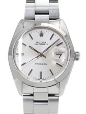 Rolex Oysterdate Precision Men's Manual winding stainless Silver Wristwatches