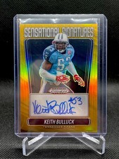 Keith Bulluck 2025 Prizm Black Sensational Signatures Gold Auto /10 Bookend!