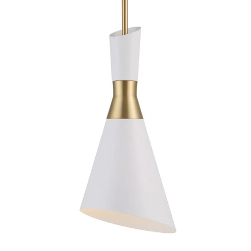 Uttermost 21560 Eames 8"W Mini Pendant - White - Picture 1 of 6