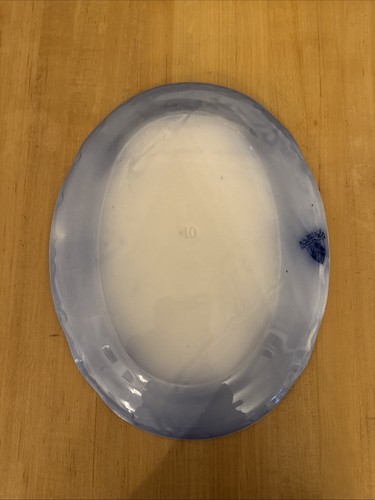 Vintage T G Green Flow Blue Regal Oval Platter 12” - Picture 3 of 10