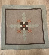 Vintage Kilim Cushion Cover  Square Wool Kelim Pillow  Decor 50x50cm