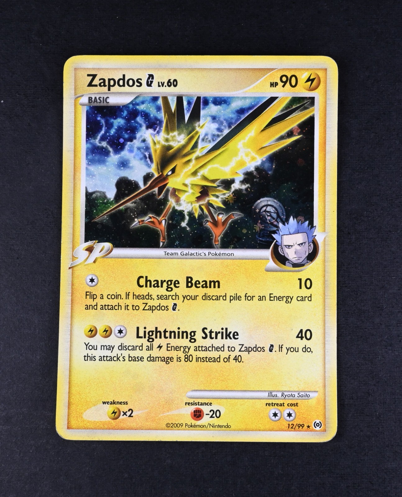 HP  Zapdos G  Holo Arceus (AR) Pokemon Card 12/99 Rare