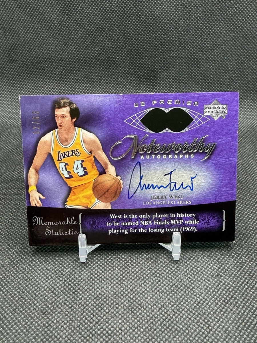 Upper Deck Jerry West Basketball Autographed Sports Trading Cards