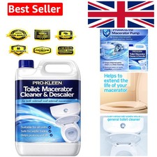 5L Toilet Macerator Cleaner & Descaler - Blue, Fresh Scent 6.00 per litre