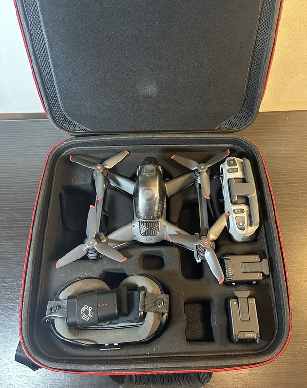 DJI FPV Drone Kit – Upgraded Goggles, Ready-to-Fly Bundle with Case & Extras!
