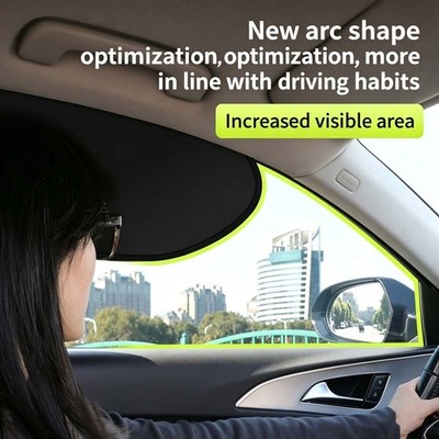 46.5Cm 44Cm No-Trace Residue-Free Black-Coated Black Coated Car Window Sun Shade