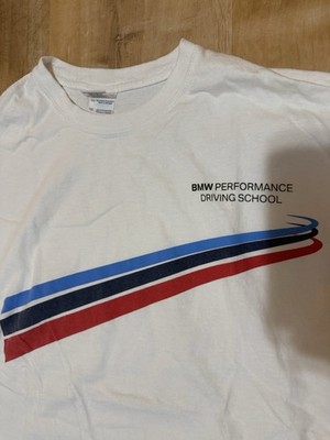 BMW Performance Driving School Gildan Ultra Cotton 100% Cotton White T-Shirt XL