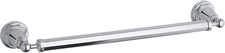 KOHLER K-13108-CP Pinstripe 18-Inch Bathroom Towel Bar, Polished Chrome