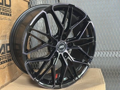 New 18x8 ET36 AD WHEEL AD-F5651 (4 Wheel) 5x114.3 fit Honda Toyota Mazda Black