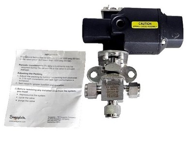 Swagelok MS-151-SR 200PSI Pneumatisch Feder Rückkehr Stellmotor + SS-43GXS6-51S