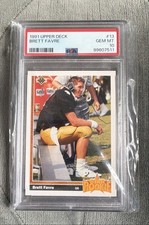 🔥🔥🔥BRETT FAVRE ROOKIE🔥🔥PSA 10 Great Investment!! 1991 Upper Deck  #13
