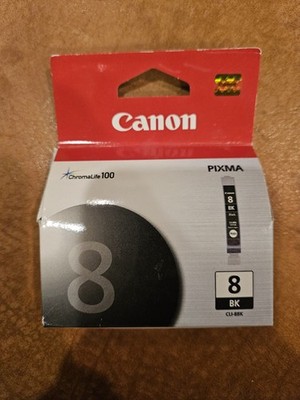 Canon CLI-8BK Black Ink Cartridge Genuine OEM PIXMA NEW