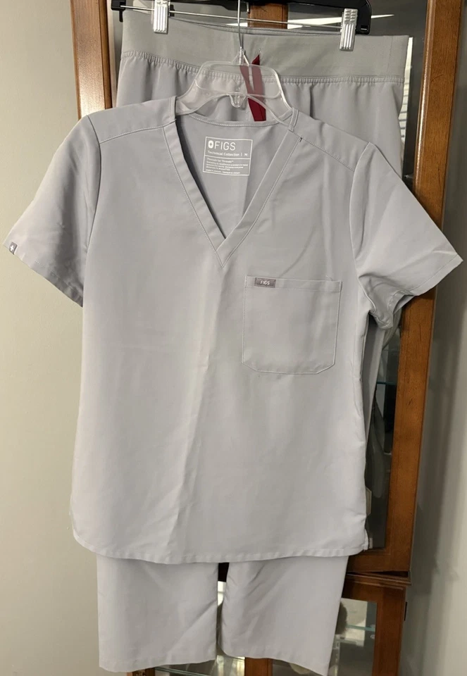 Juego Exfoliante Colección Técnica FIGS - Talla Mediana - Gris Claro Foto 3 de 4