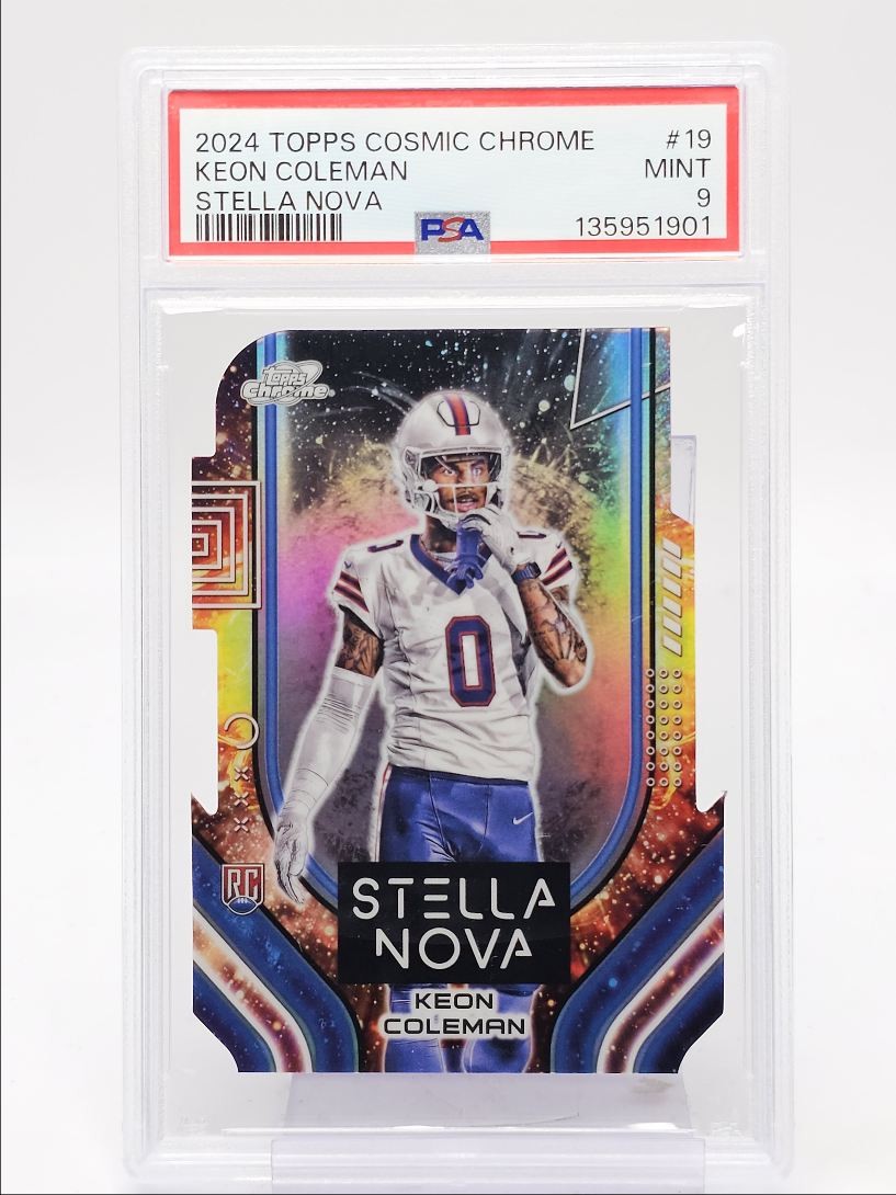 Keon Coleman Topps Cosmic Chrome Stella Nova #19 Base