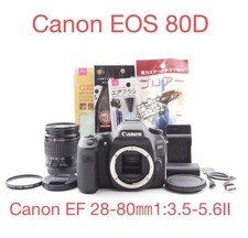 Canon EOS 80D Digital Camera with Canon EF 28-80mm Lens Excellent Condition