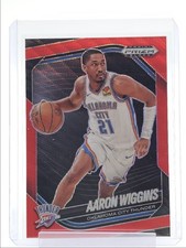 AARON WIGGINS 2024-25 PANINI PRIZM BLACK BASKETBALL RUBY WAVE THUNDER Q6846