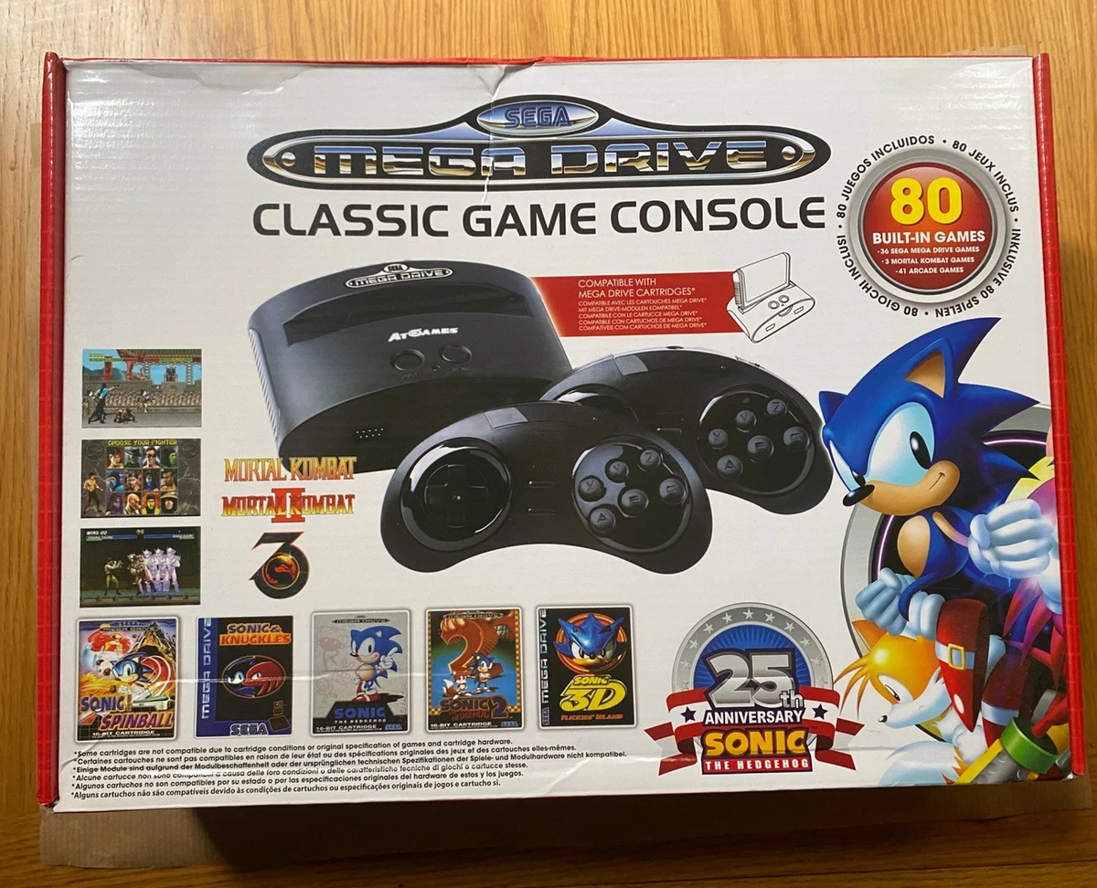 Joystick Arcade H&B Pour Sega Megadrive – 25 Jeux Inclus – Neuf Sous Blister