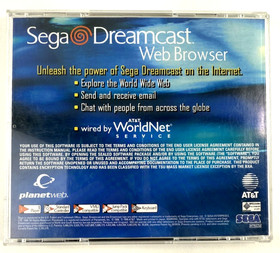 SEGA Dreamcast Web Browser (Sega Dreamcast, 1999) Disc, Case, Manual - Tested