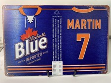 Buffalo Sabres Labatt Blue Light Beer Sign - Rick Martin French Connection