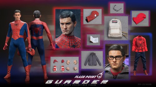 1/6 Spider-Man DELUXE Figure U.S Flashpoint Studio Tobey Raimi Friendly Home