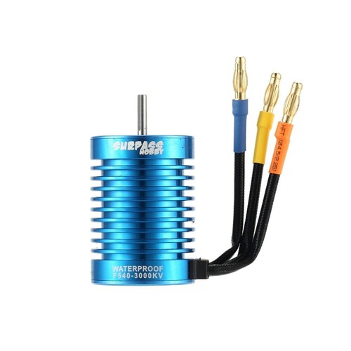 US STOCK 2PCS/Set Surpass Blue F540 Waterproof Brushless Motor for 1/10 RC Car - Picture 6 of 15