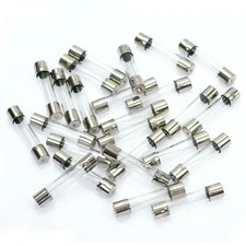 25pcs 20A Amp Quartz Glass Tube AGC Fuse Nickel Auto Car Fast Quick Below 6*30mm