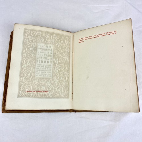 1901 Roycroft Book Hubbard Suede Cover Great Musicians Handel Little Journeys - Picture 11 of 20