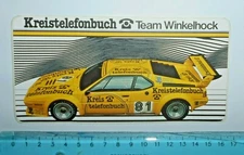 ADESIVO STICKER AUTOCOLLANT VINTAGE AUTO TUNING TEAM WINKELHOCK 
