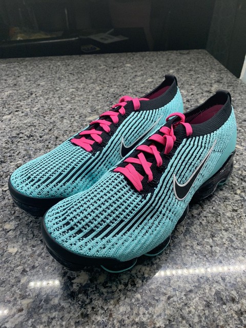 Nike Air Vapormax Flyknit 3 South Beach Turquoise Black Aj6900-323 Men's Size 7 for sale online 