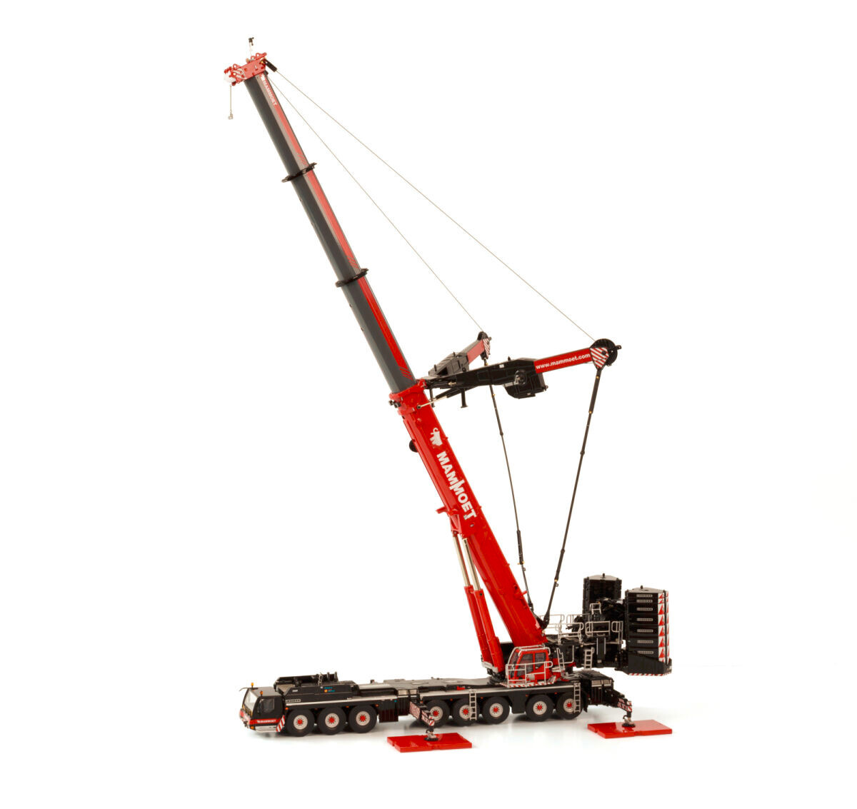 新発売 新商品 WSI 410296 - Liebherr LTM 1650-8.1 8-axle Mobile Crane 建設車両、作業車