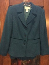 SALE SALE SALE. LIZ CLAIBORNE FIRST ISSUE TEAL 2-Piece Suit 12