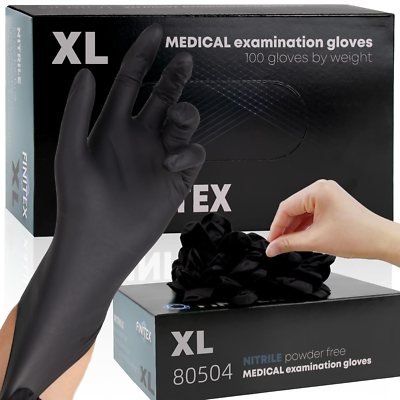 FINITEX Nitrile Disposable Gloves 200 Count, Blue Medical Exam Gloves 200 Count Powder Free Latex Food Grade Cooking Work Small