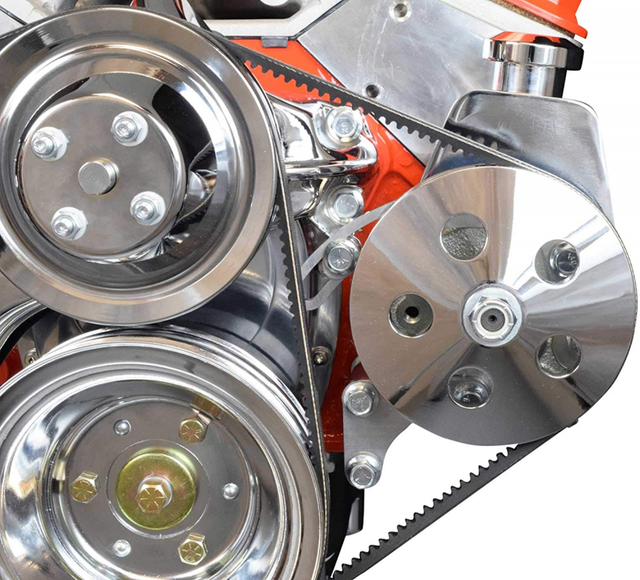 SBC Power Steering Pump Bracket Billet Adjustable Lwp 350 Small Block