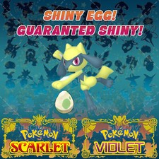 RIOLU POKEMON VIOLETA ESCARLATA ✨ HUEVO BRILLANTE 6 IV ✨ DISPONIBLE PERSONALIZADO ✨