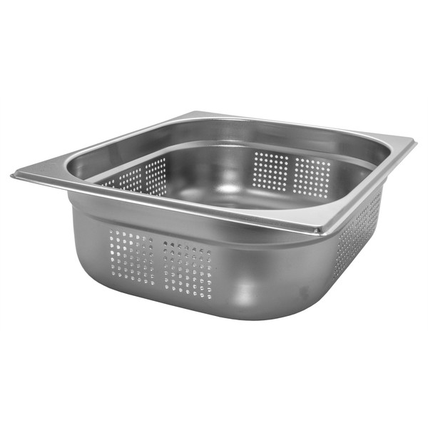 Acmax Gn 1/2 GastronormbehäLter Gn BehäLter Edelstahl 6,5 Liter Tiefe 100 Mm Gel-image