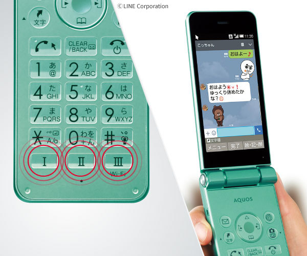 SOFTBANK SHARP 601SH AQUOS KEITAI 2 ANDROID FLIP PHONE