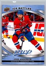 Josh Anderson 2023-24 Upper Deck MVP Ice Battles HOCKEY #86 Montreal Canadiens