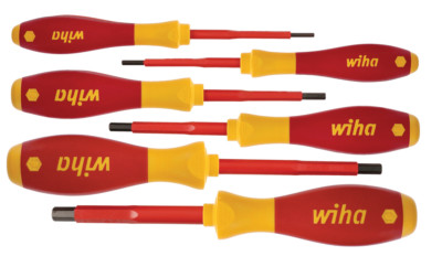 Wiha 32366 6 Piece Insulated SoftFinish Hex Screwdriver Set - Metric