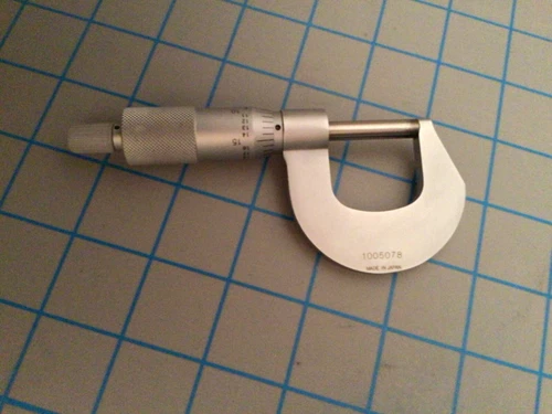 Mitutoyo 0-1", .001", #1005078 Micrometer